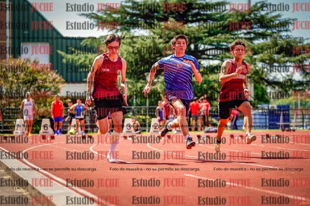 Fotos de los 100 m de varones