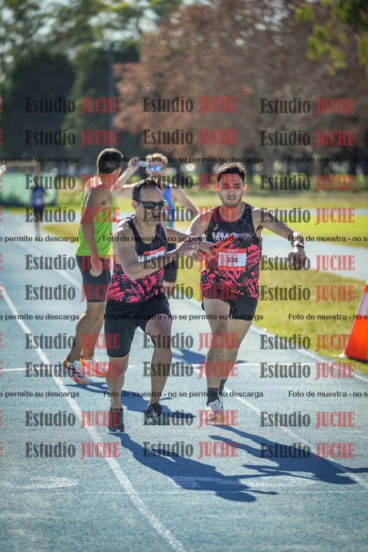Fotos durante los relevos