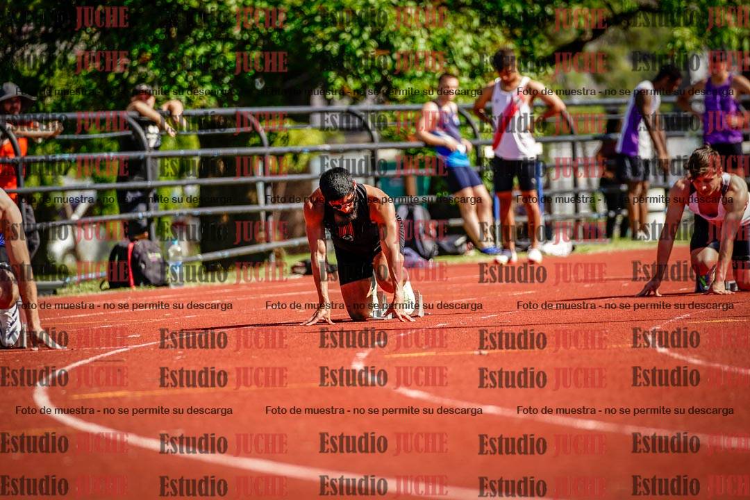 Fotos de los 200 m llanos de varones