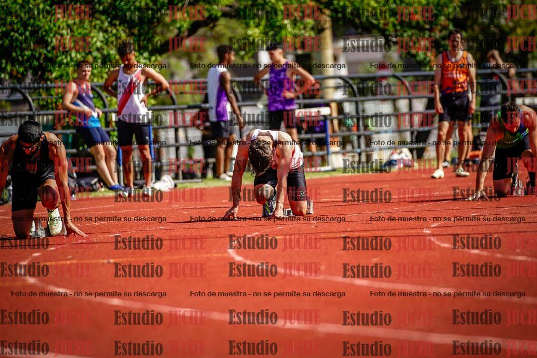 Fotos de los 200 m llanos de varones