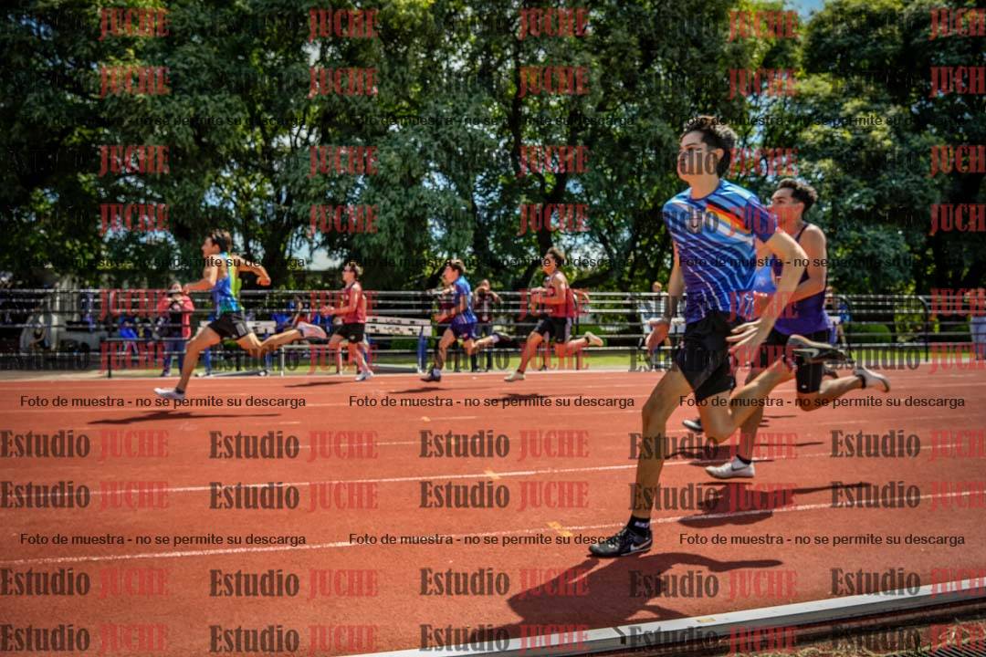 Fotos de los 100 m de varones