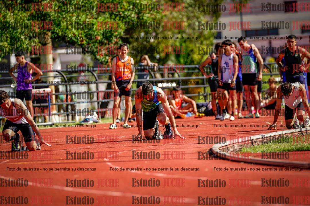 Fotos de los 200 m llanos de varones