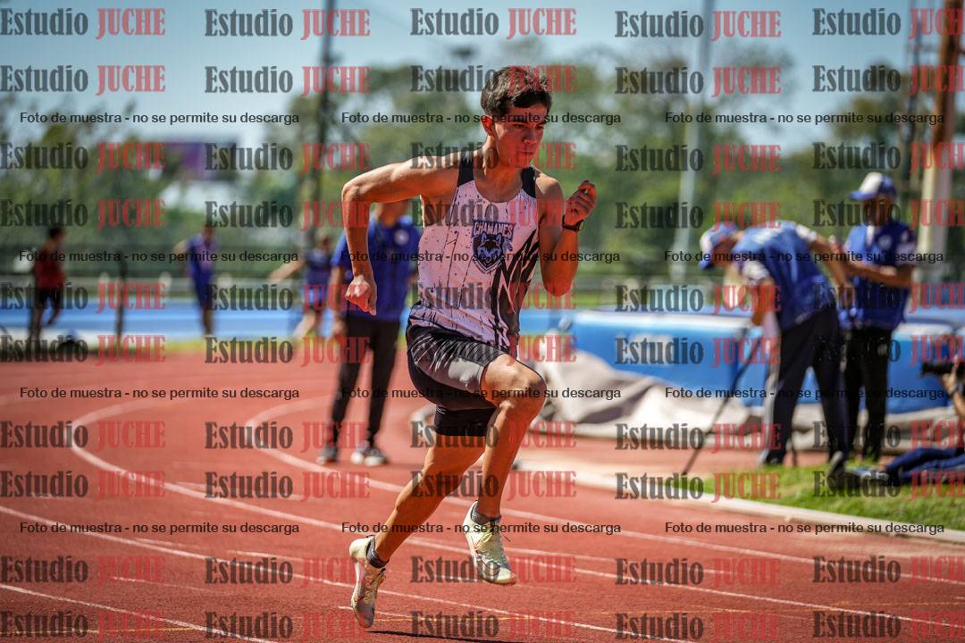 Fotos de los 100 m llanos de varones