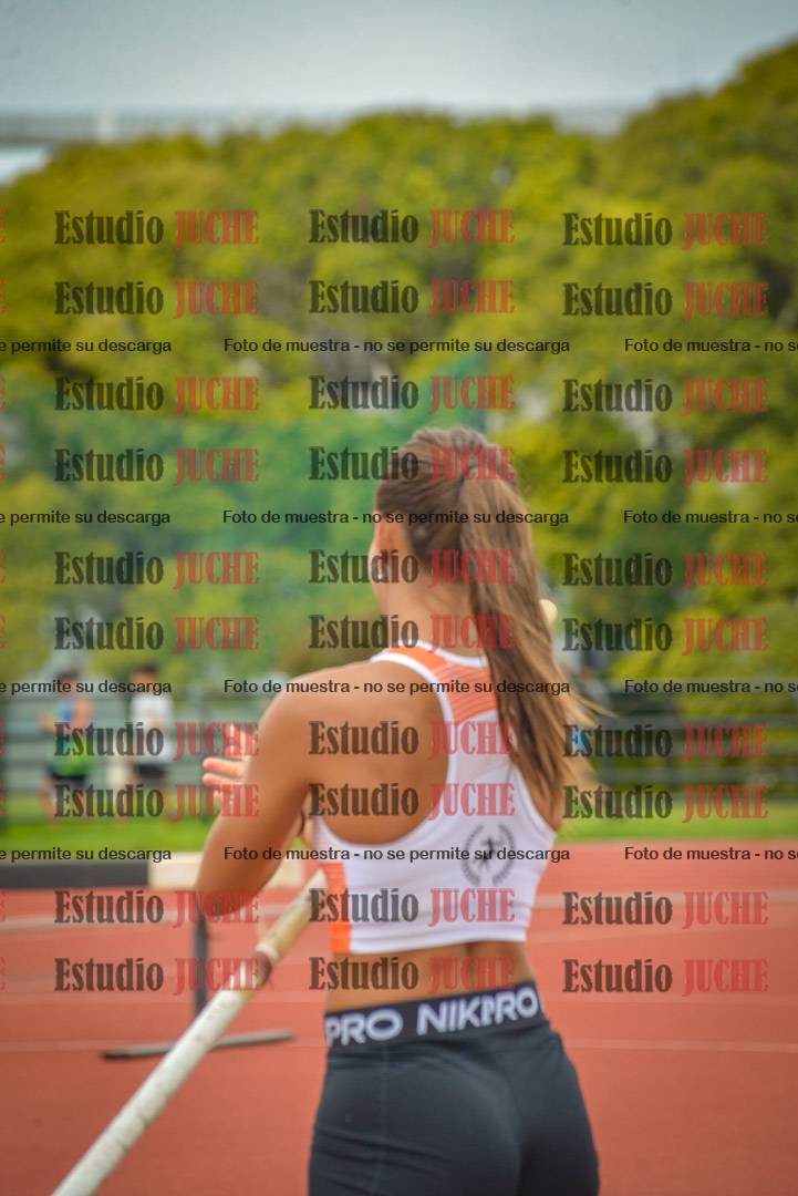 Fotos del salto con garrocha de mujeres y varones