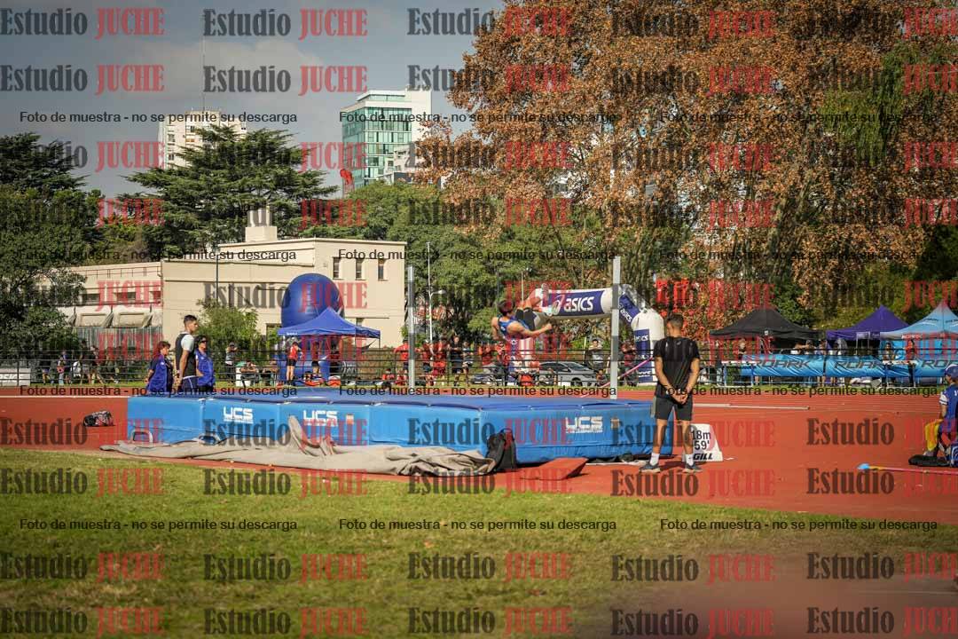 Fotos del salto en alto de varones