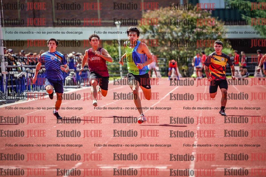 Fotos de los 100 m de varones