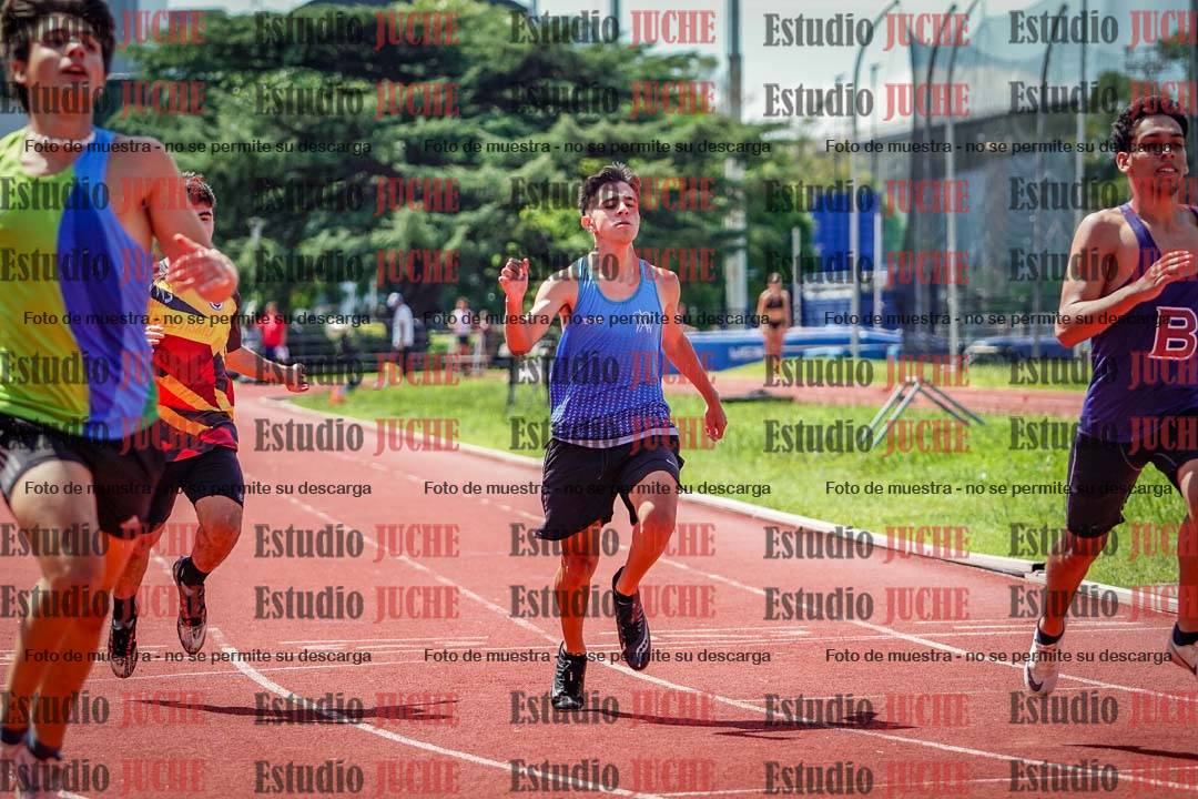 Fotos de los 100 m de varones