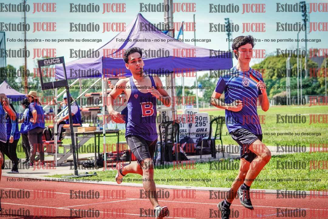 Fotos de los 100 m de varones