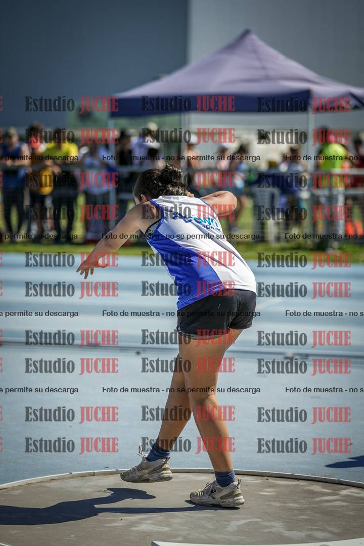 Fotos del lanzamiento de bala de mujeres - U14