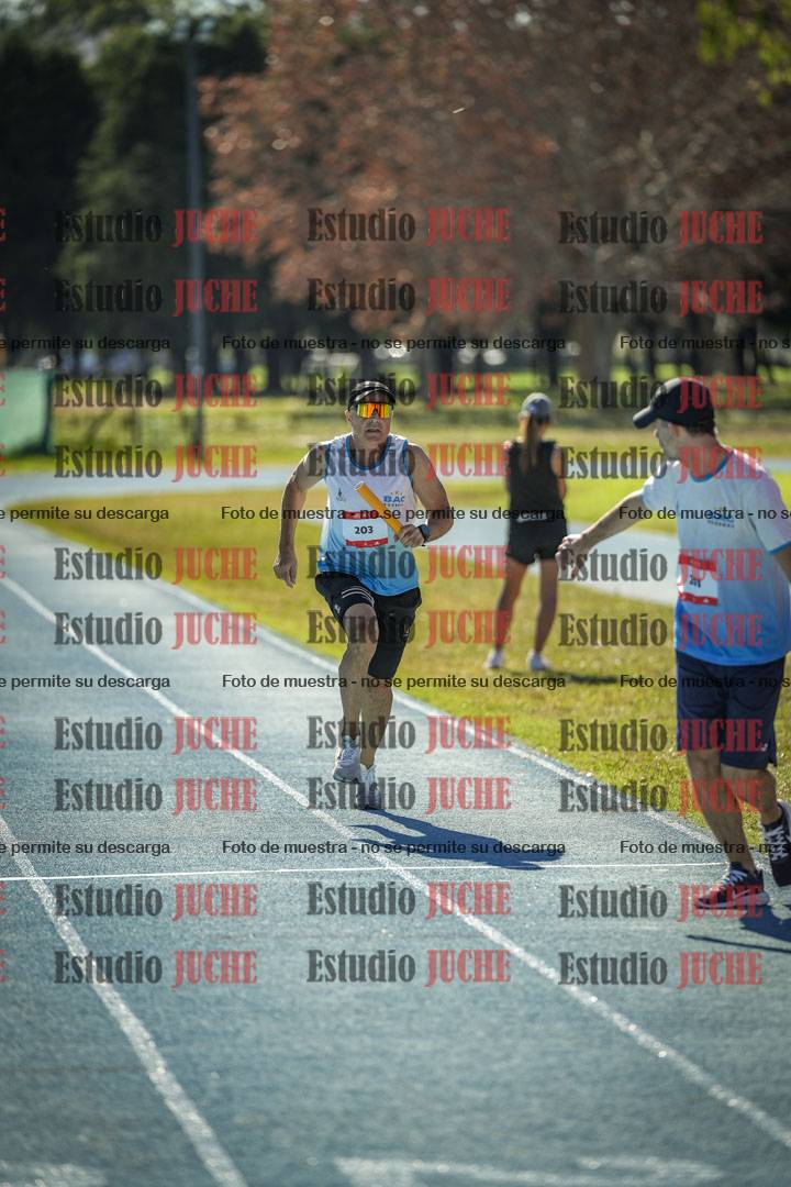 Fotos durante los relevos