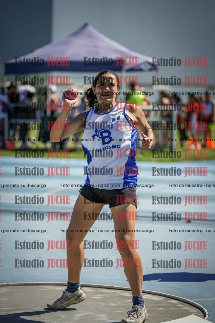 Fotos del lanzamiento de bala de mujeres - U14