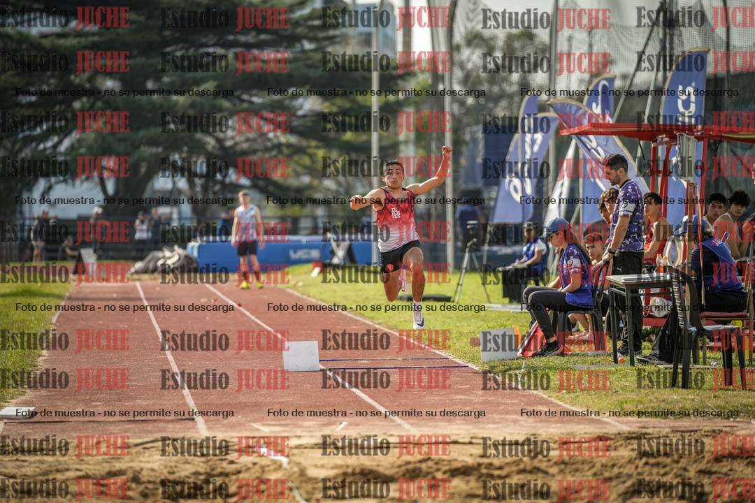 Fotos del salto en largo de varones