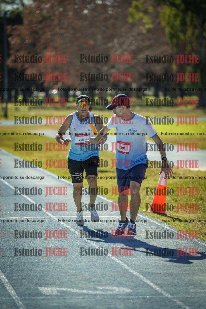 Fotos durante los relevos