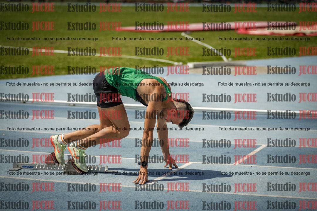 Fotos de los 400 m llanos de varones