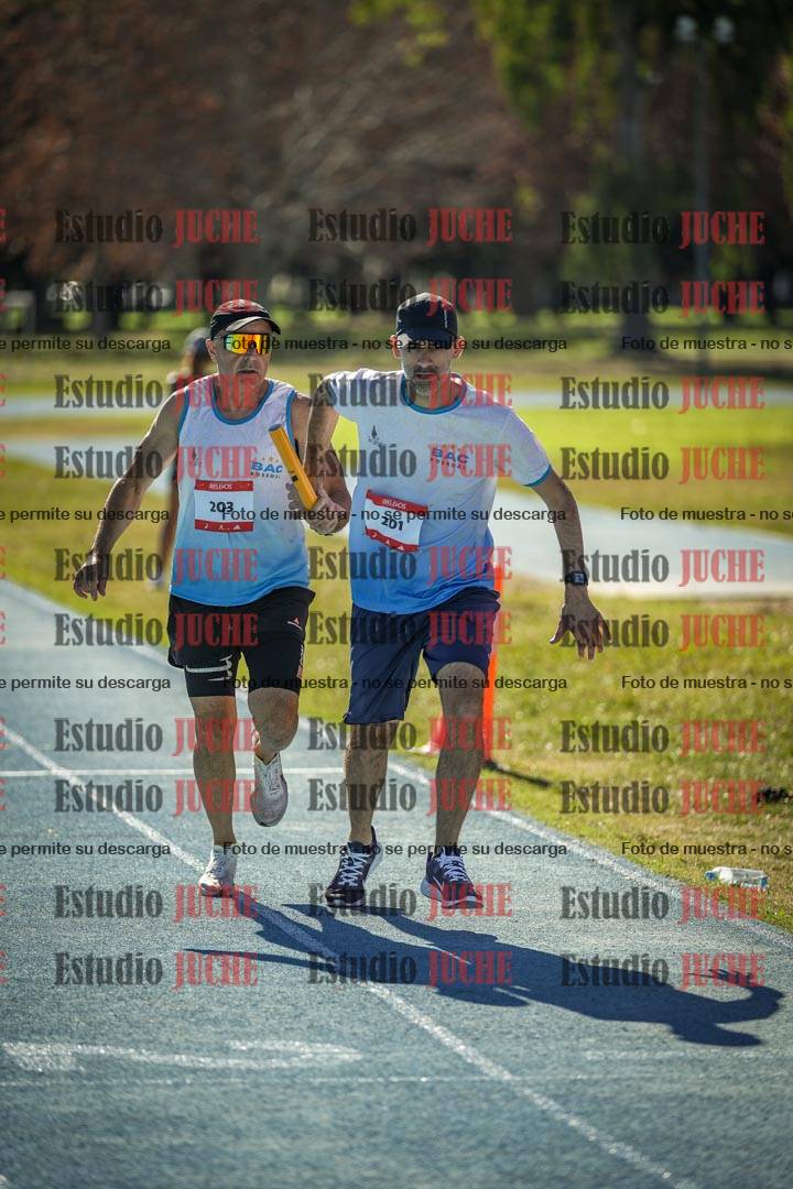 Fotos durante los relevos