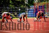 Fotos de los 100 m de varones