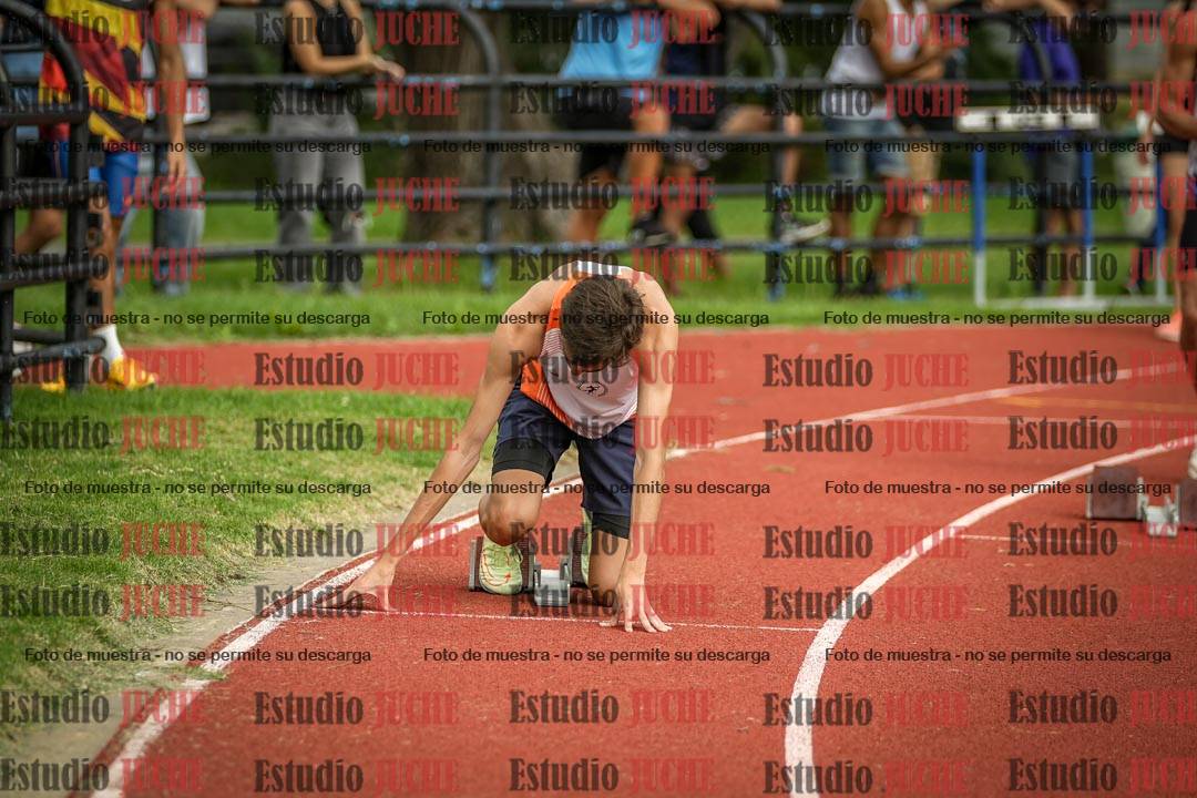Fotos de los 200 m llanos de varones