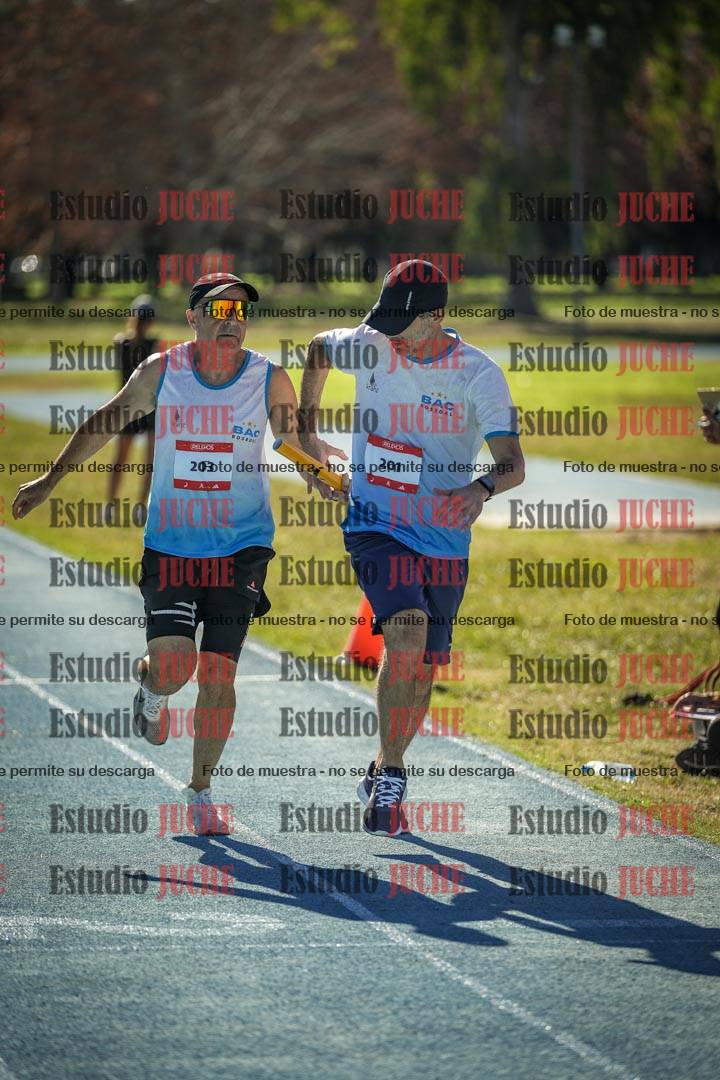 Fotos durante los relevos