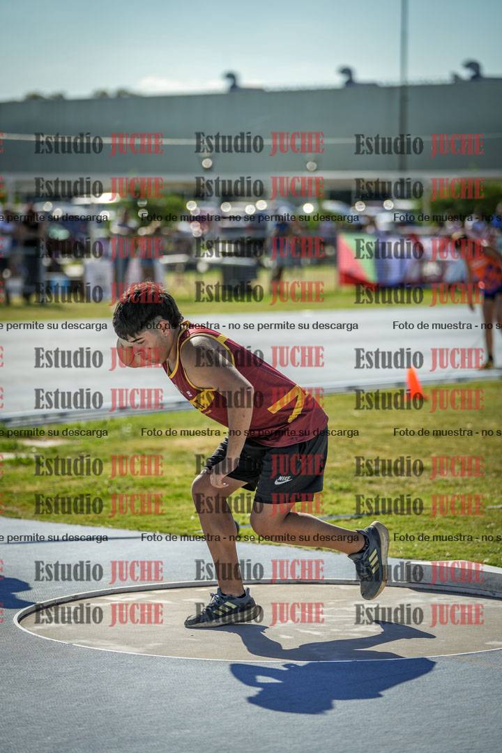 Fotos del lanzamiento de bala de varones