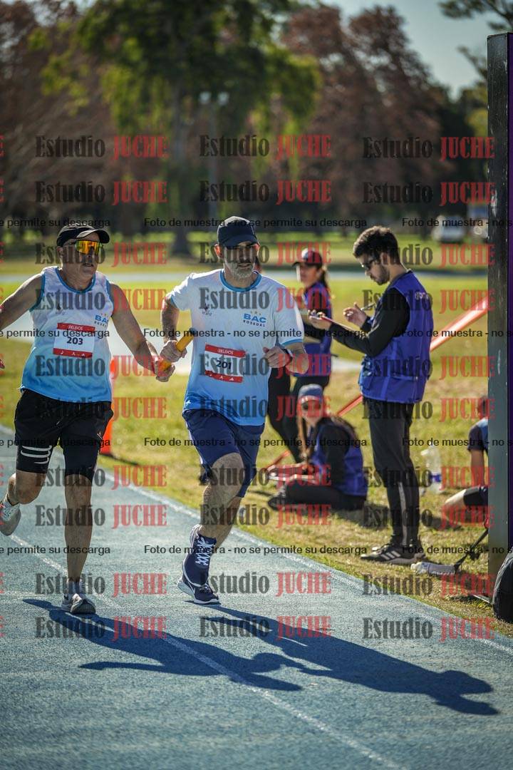 Fotos durante los relevos