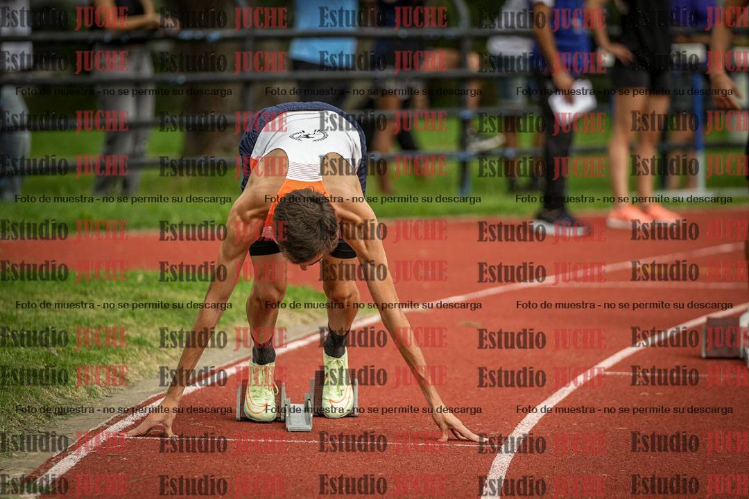 Fotos de los 200 m llanos de varones