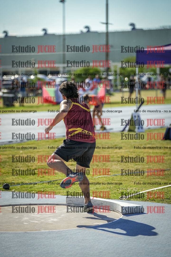 Fotos del lanzamiento de bala de varones