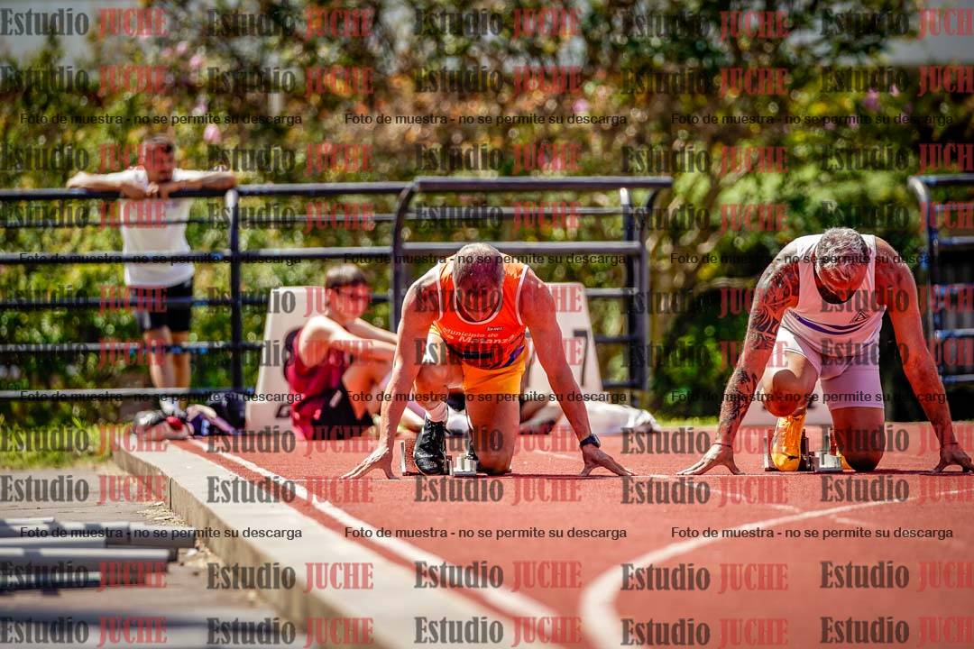 Fotos de los 100 m de varones