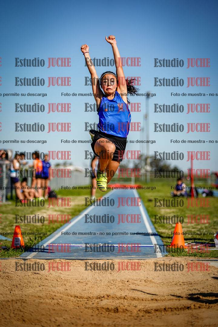 Fotos del salto en largo de mujeres