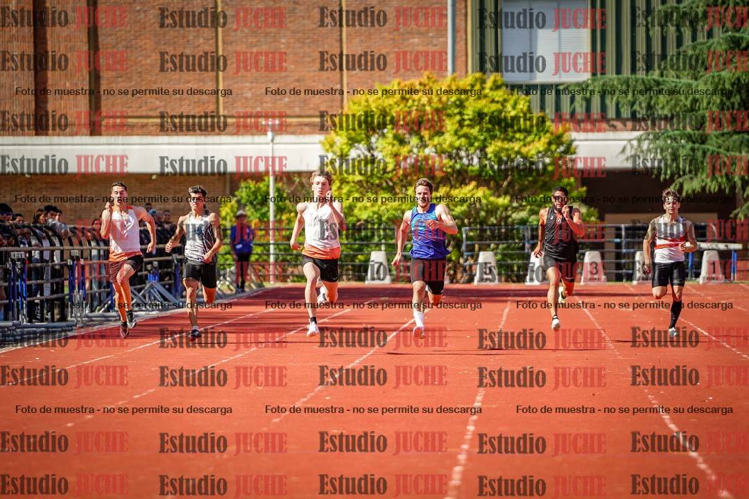 Fotos de los 200 m llanos de varones