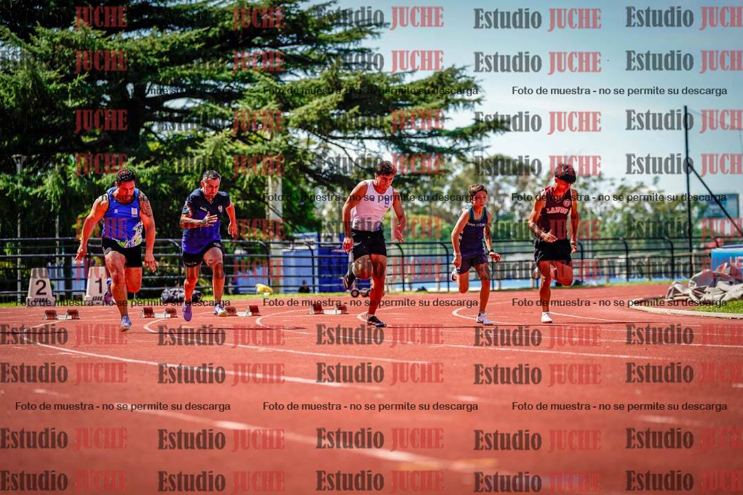 Fotos de los 100 m de varones