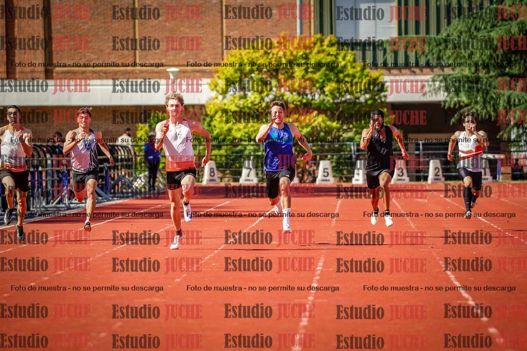 Fotos de los 200 m llanos de varones