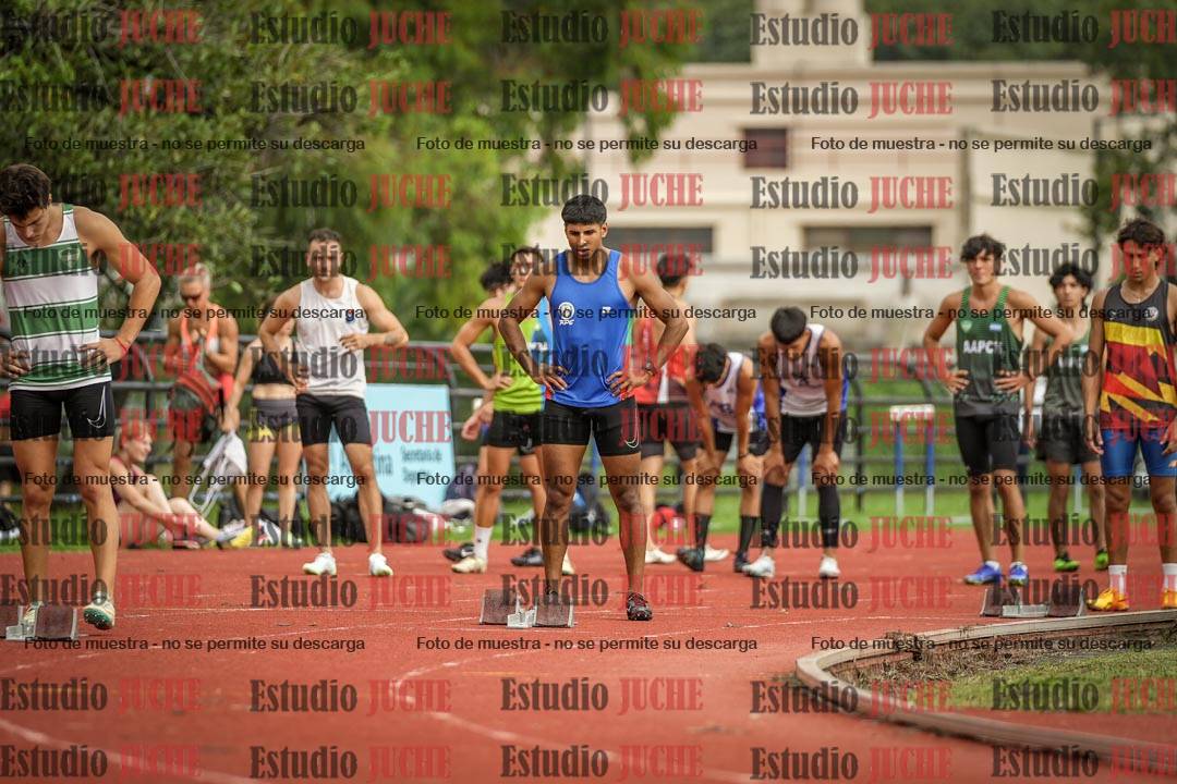 Fotos de los 200 m llanos de varones