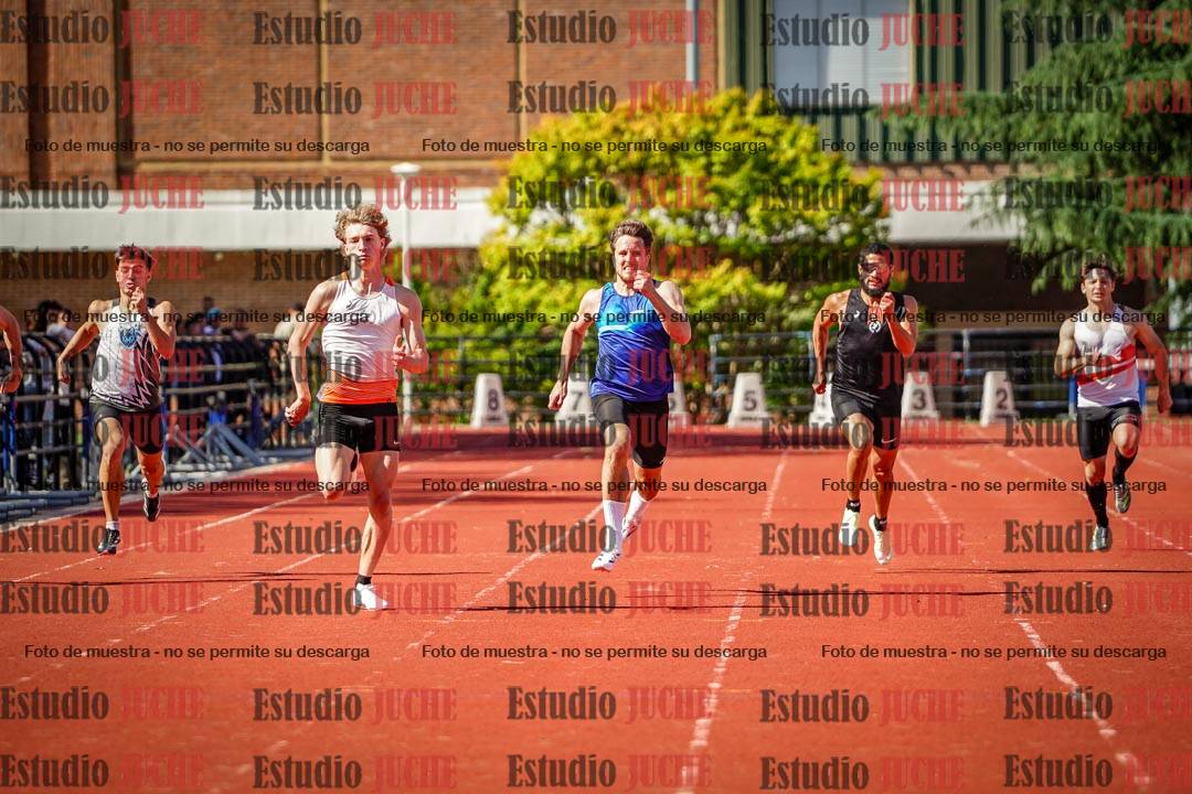 Fotos de los 200 m llanos de varones