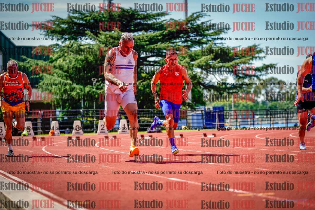 Fotos de los 100 m de varones