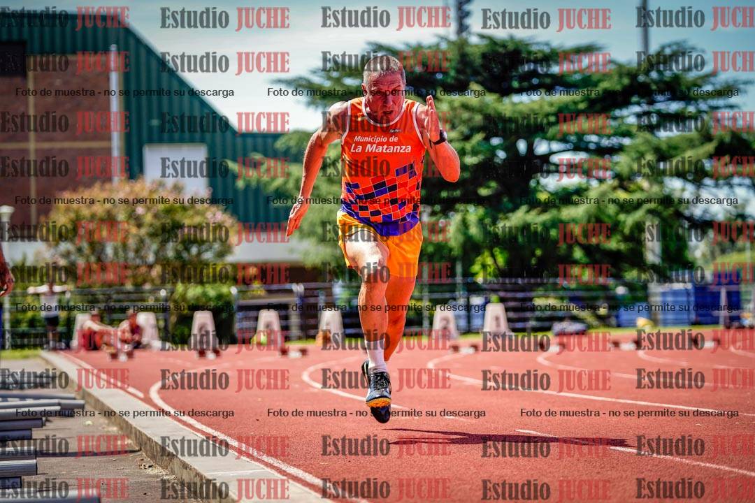 Fotos de los 100 m de varones