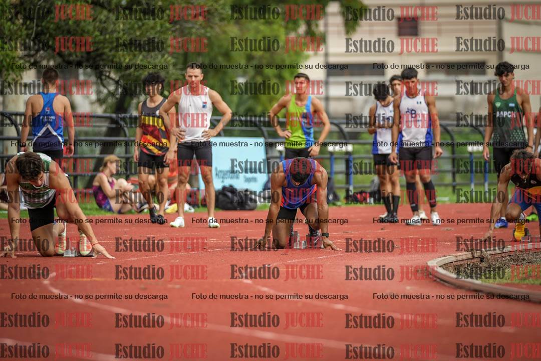 Fotos de los 200 m llanos de varones