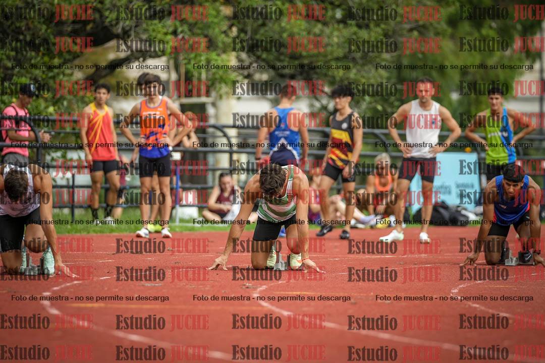 Fotos de los 200 m llanos de varones