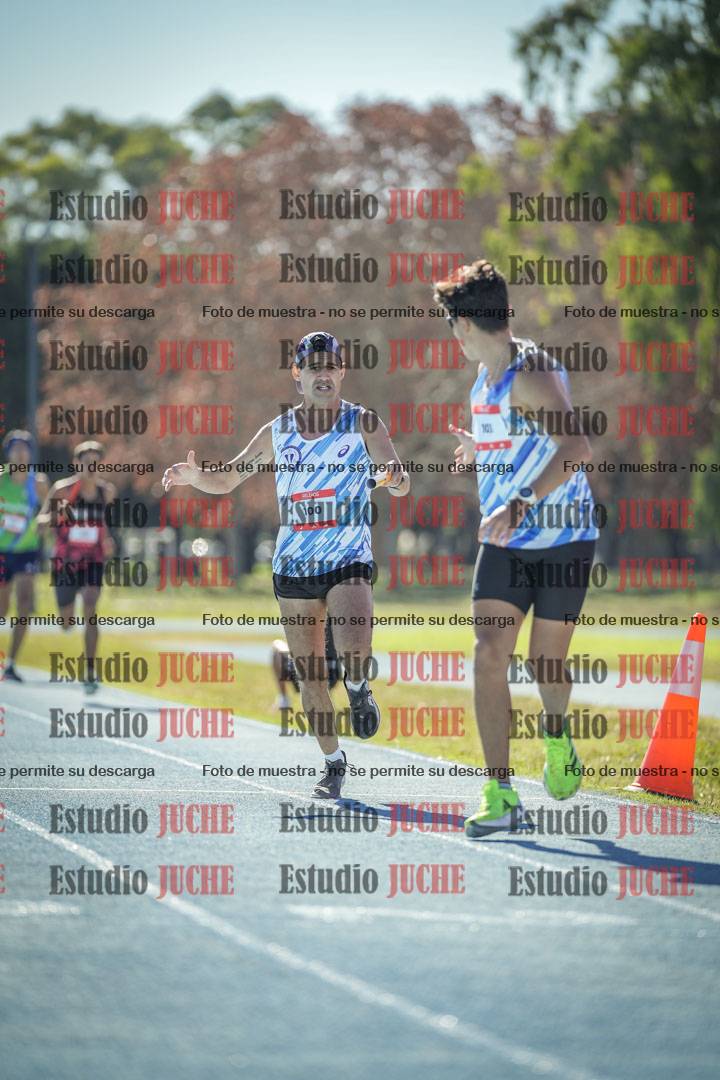 Fotos durante los relevos