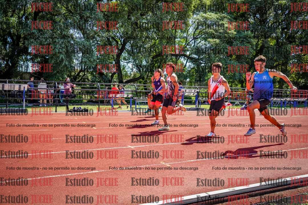 Fotos de los 100 m llanos de varones