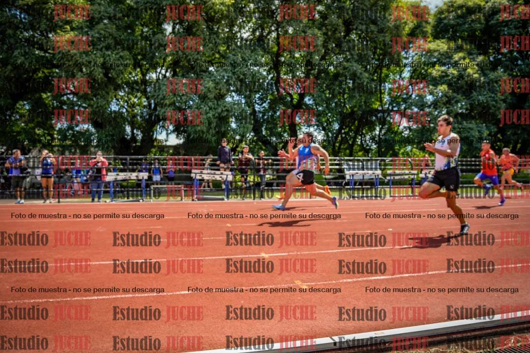 Fotos de los 100 m de varones