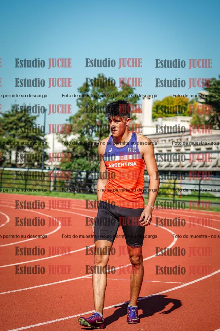 Fotos de los 400 m llanos de varones