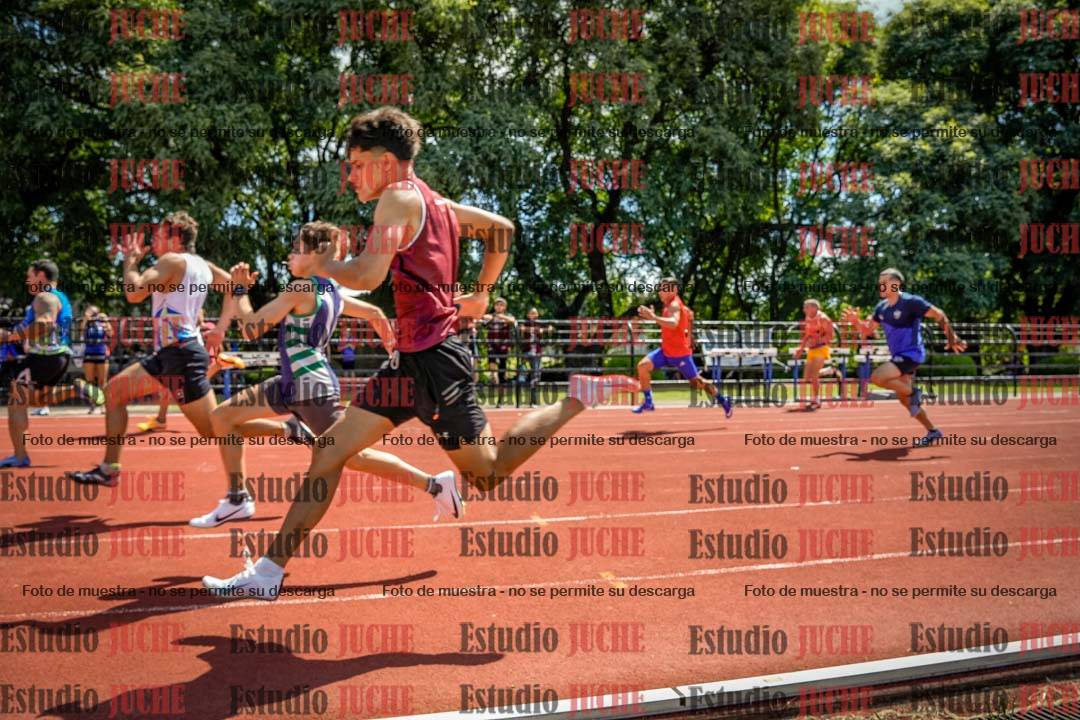 Fotos de los 100 m de varones