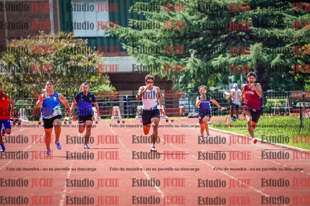 Fotos de los 100 m de varones