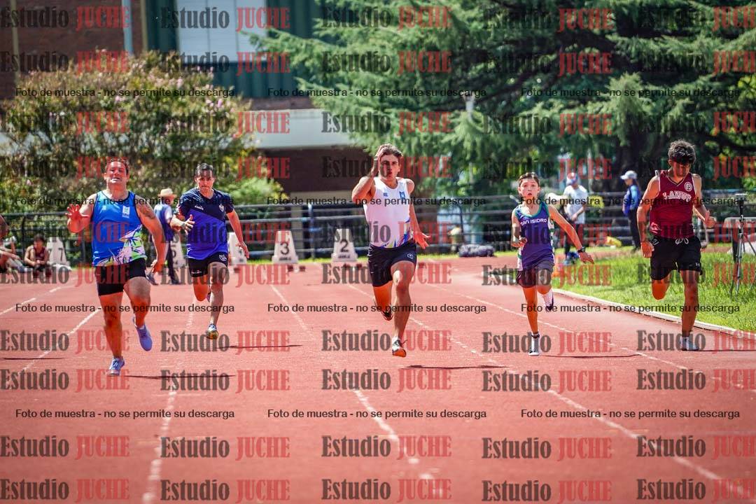 Fotos de los 100 m de varones