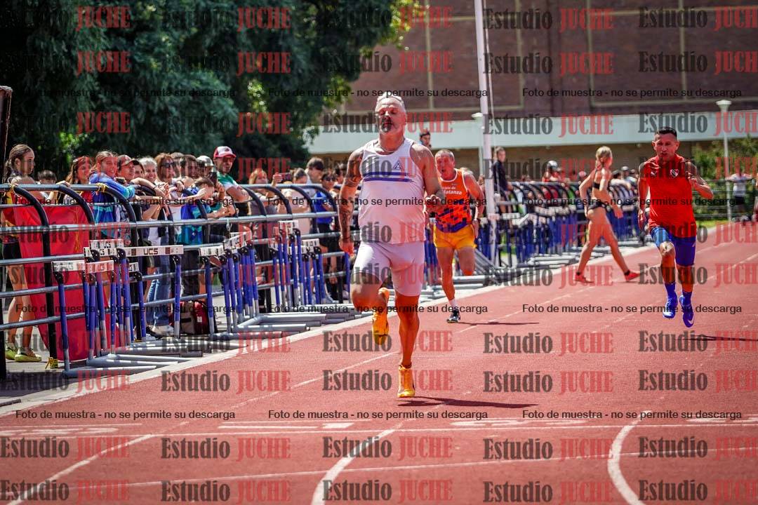 Fotos de los 100 m de varones