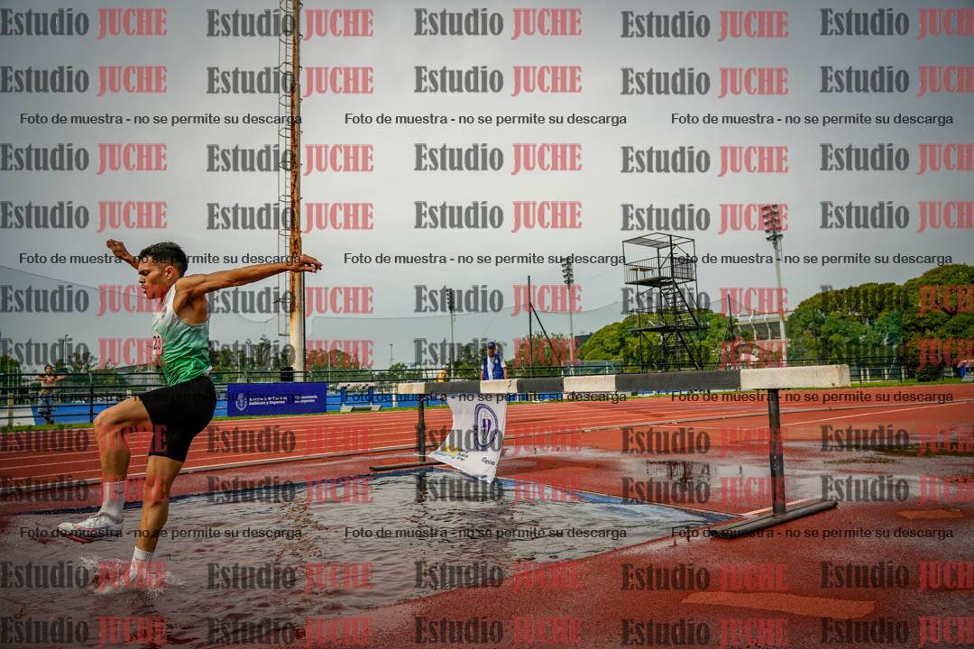 Fotos de los 3000 m con obstáculos de varones