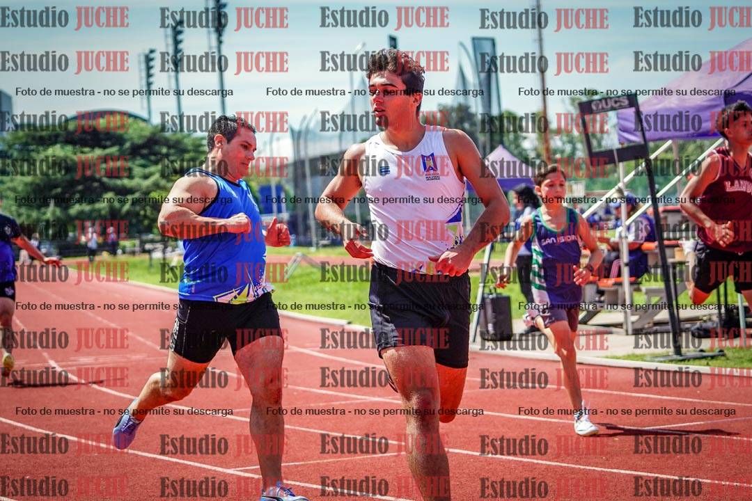 Fotos de los 100 m de varones