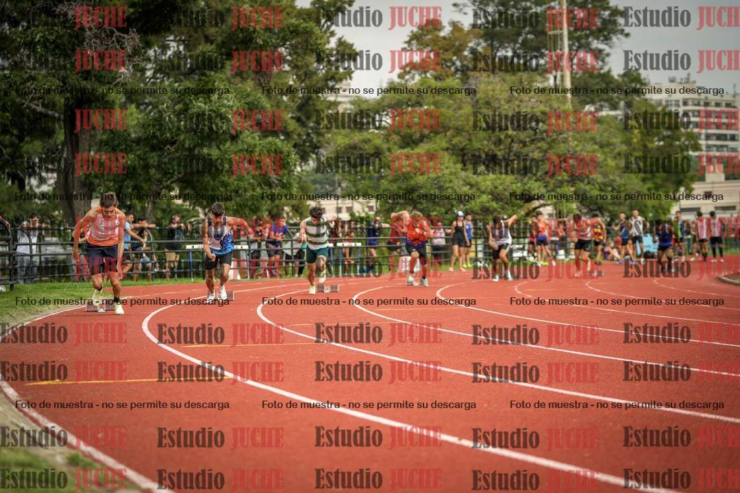 Fotos de los 200 m llanos de varones