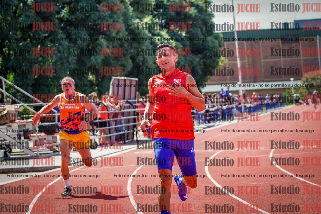 Fotos de los 100 m de varones