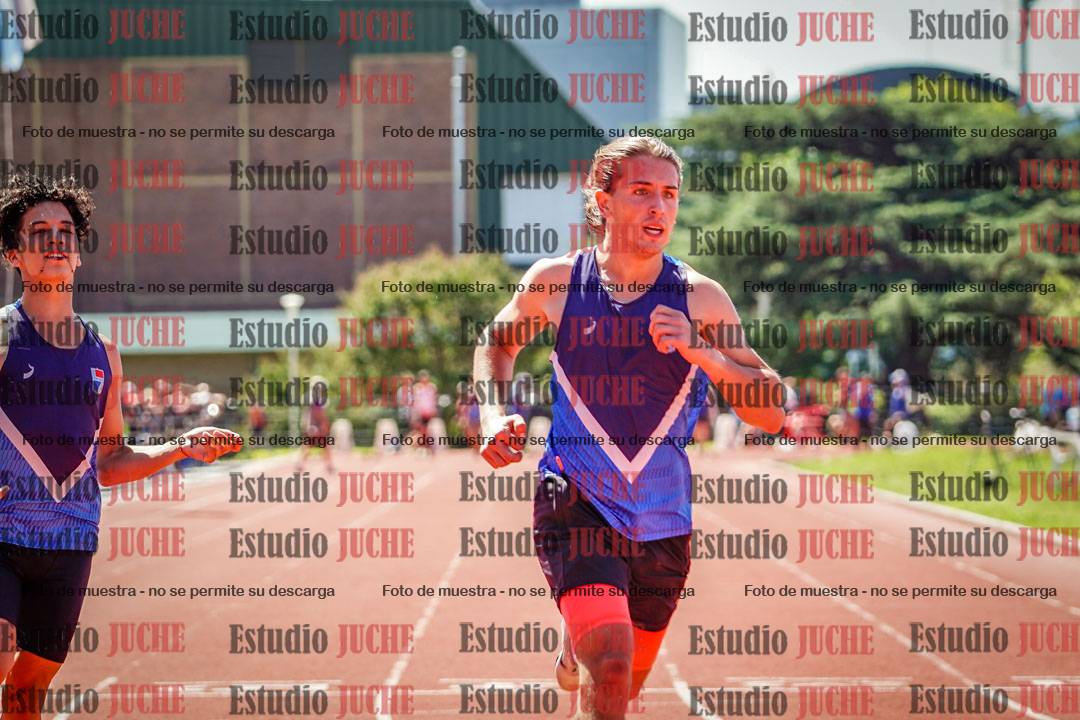 Fotos de los 100 m llanos de varones